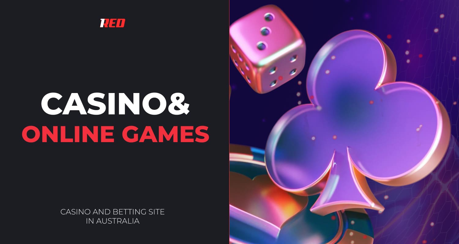 1red Australia is an online casino games section with a variety of providers and styles