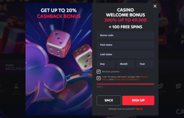 1red Australia account creation process step 4