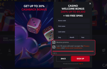 1red Australia account creation process step 5